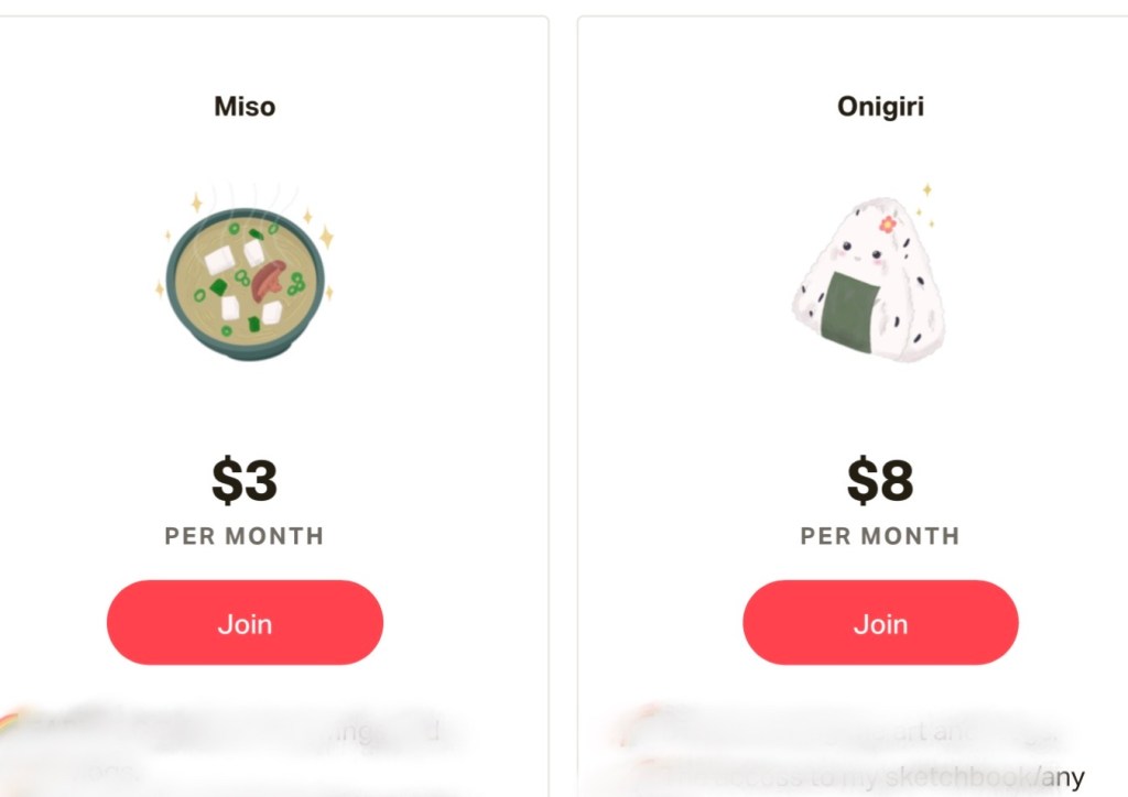 Dorriej patreon setup icon tier illustration art